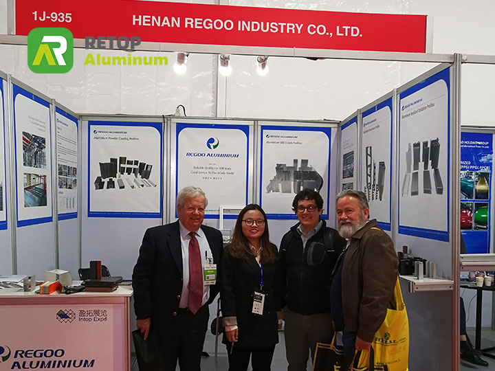 aluminium extrusion profiles exhibition