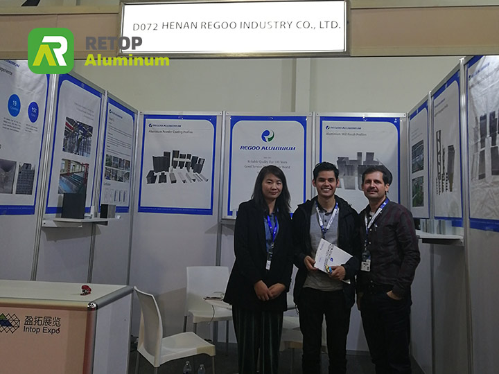 aluminium profile exhibition we attended