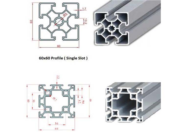 CAD for custom aluminium profiles