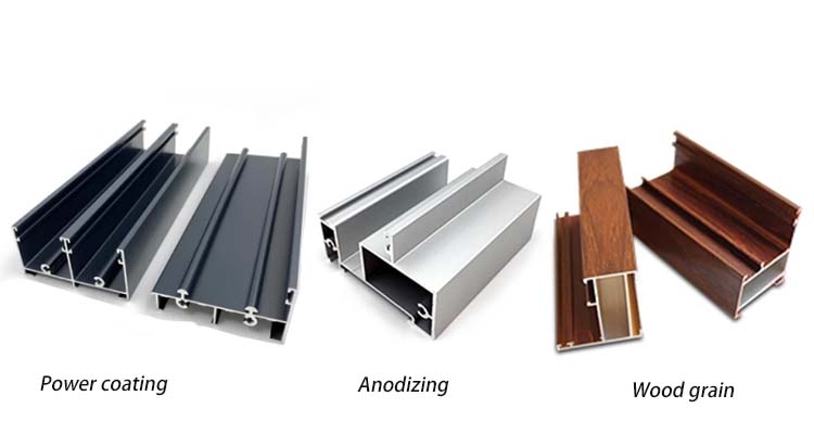 aluminum sliding channels surface treatment