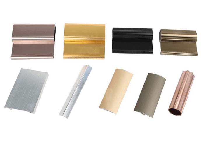 anodizing polished aluminum profiles