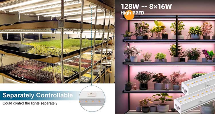 LED plant grow light aluminum profile