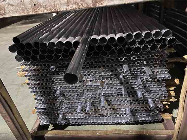 Round aluminum tube 