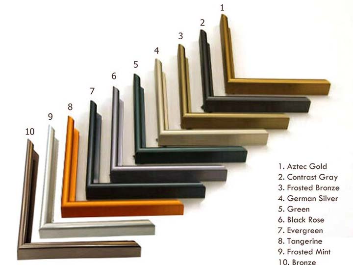 aluminum picture frames