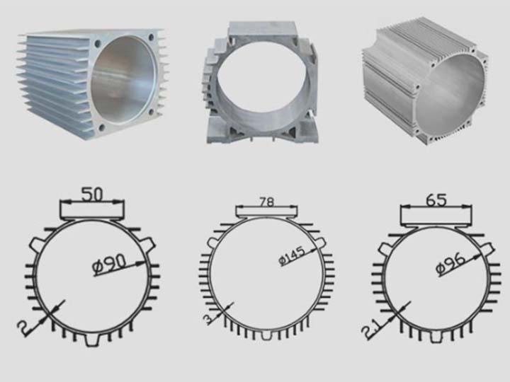 aluminium motor body