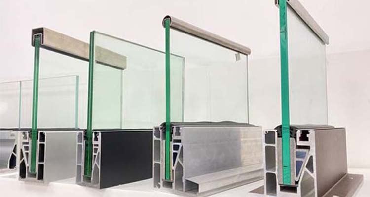 aluminium profile for glass railing