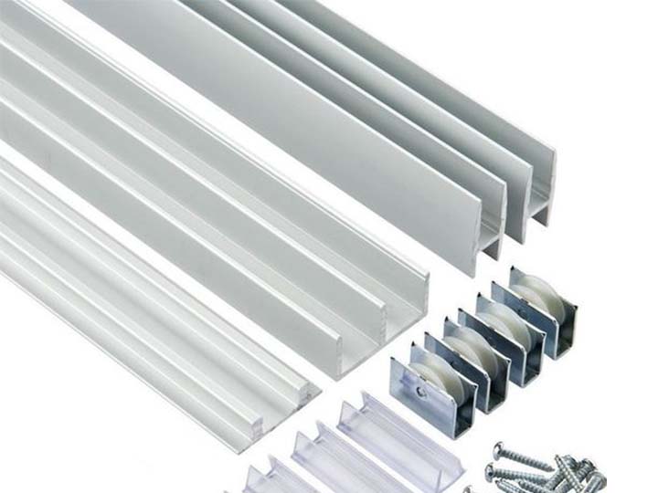 aluminum storm window track